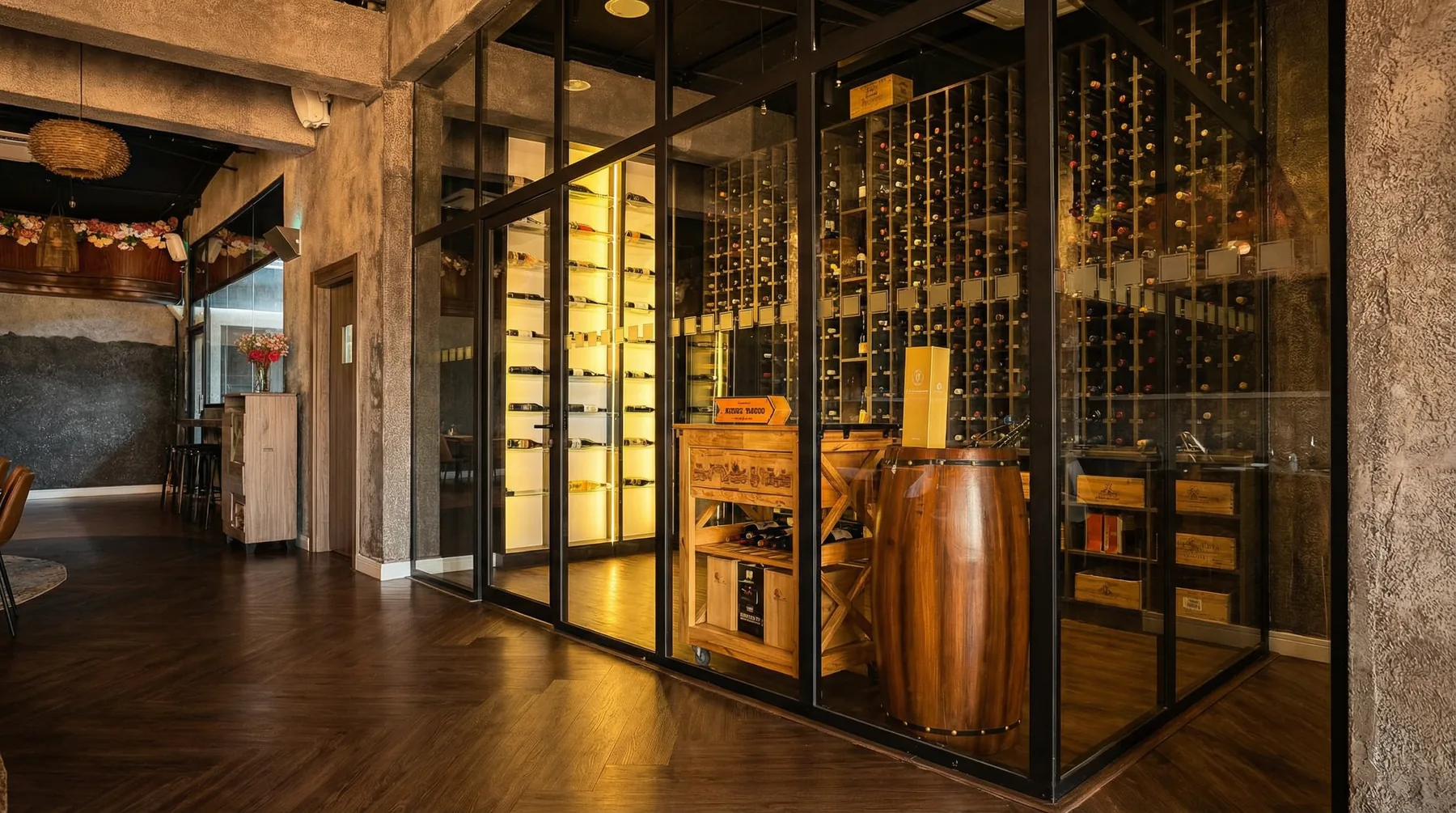 The Burgundy wine cellar