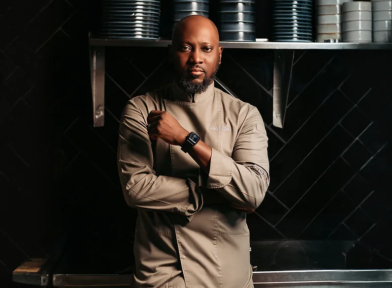 Editorial portrait of Chef Stone used to accompany a GTCO Food and Drink Festival story