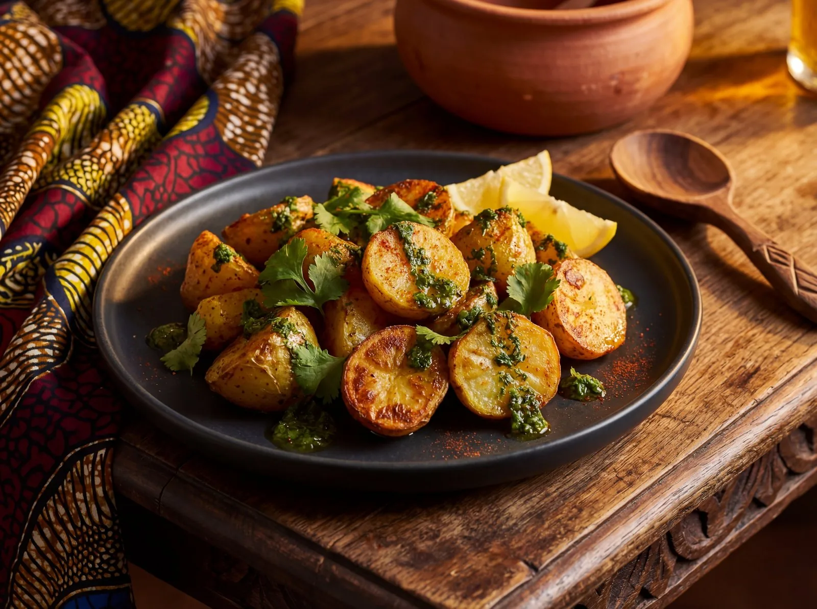 Roasted Potatoes with North African Charmoula Spice
