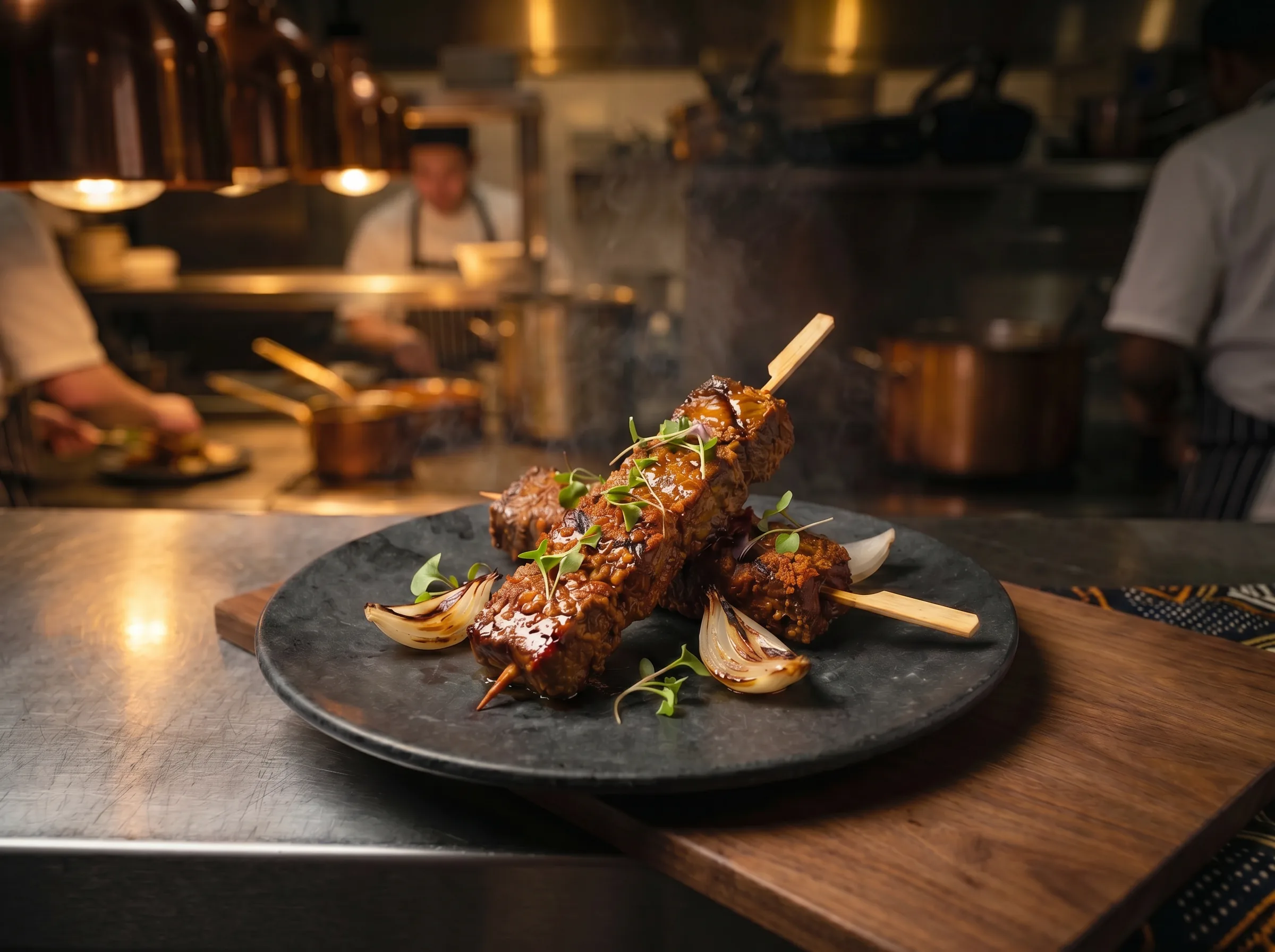 Grilled Suya-Spiced Beef Skewers